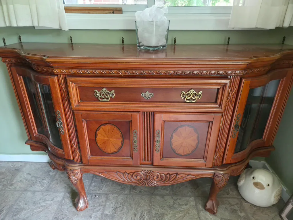 Antique Wooden Sideboard image indicator(2)