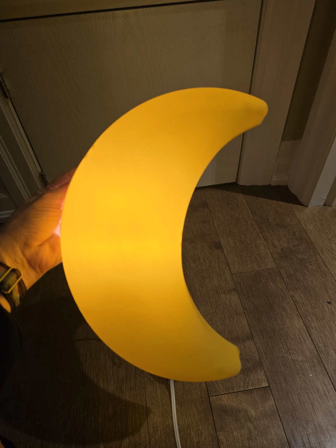 Yellow Ikea Moon Lamp - photo 2