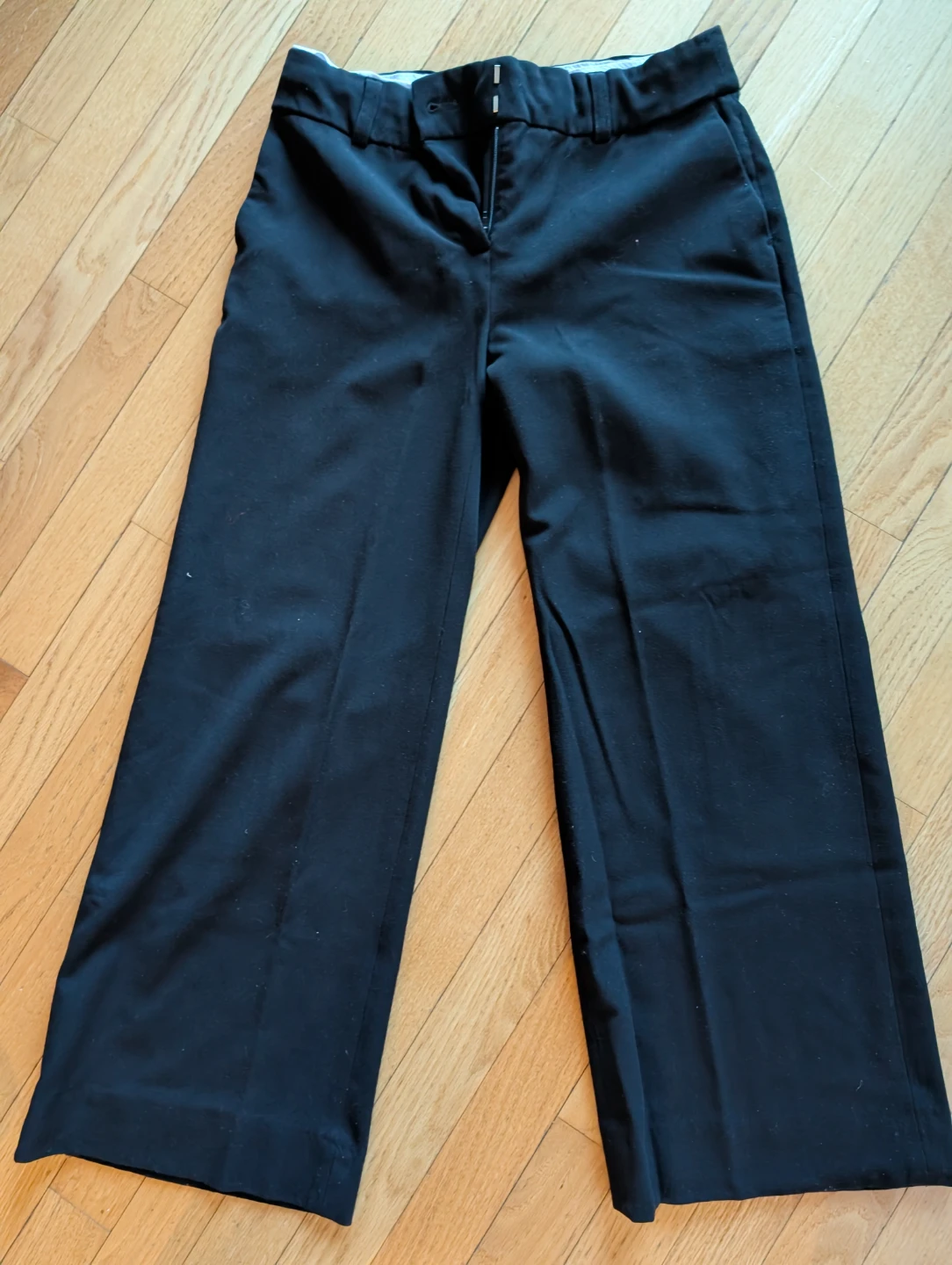 Cassis Black Wide Leg Trousers