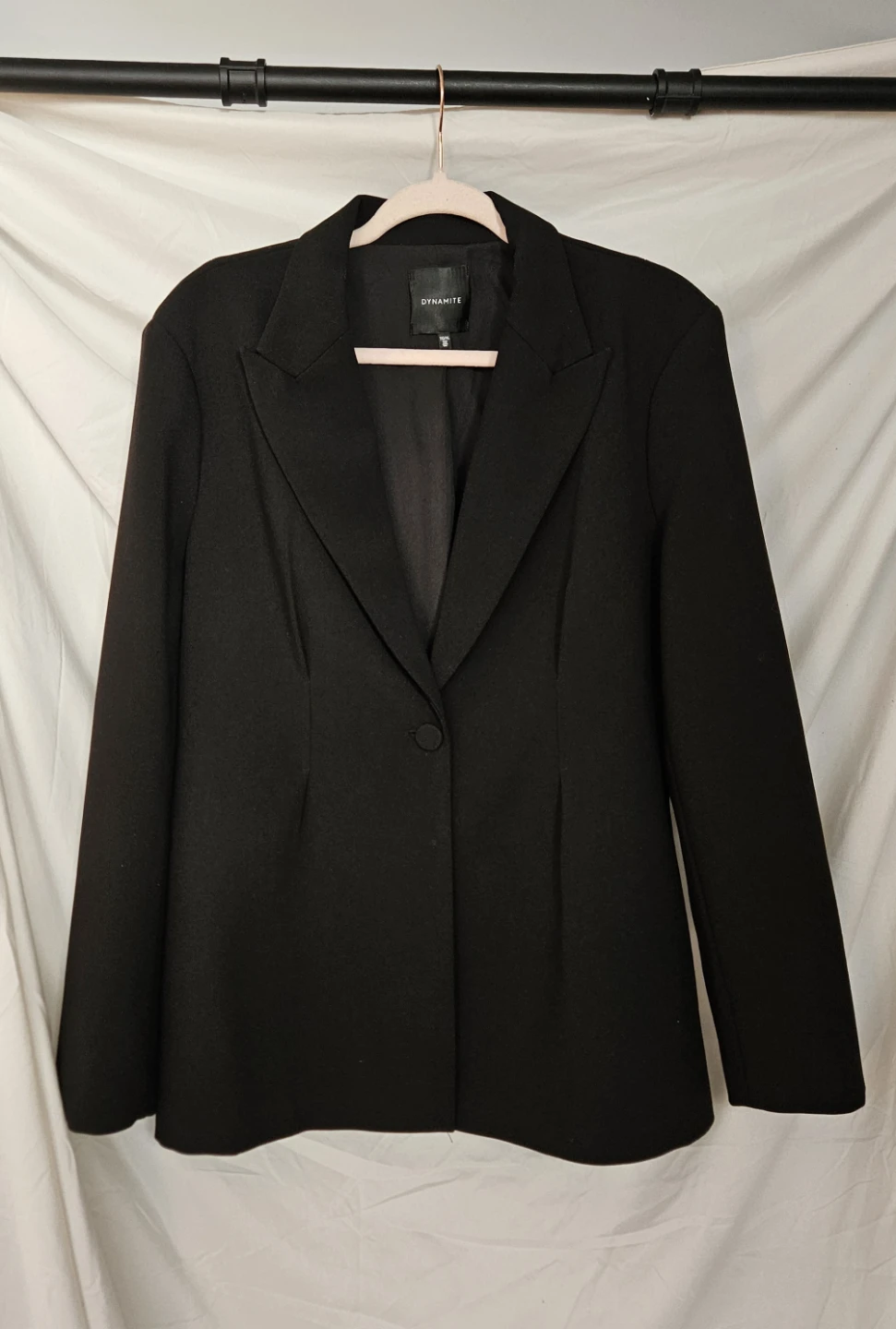 Dynamite Fitted Black Blazer - Size XL