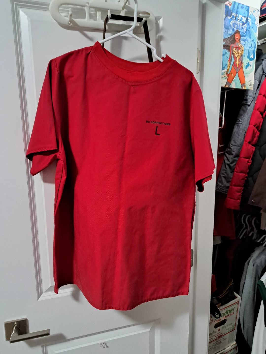 BC Corrections Red T-Shirt - Size L - photo 2