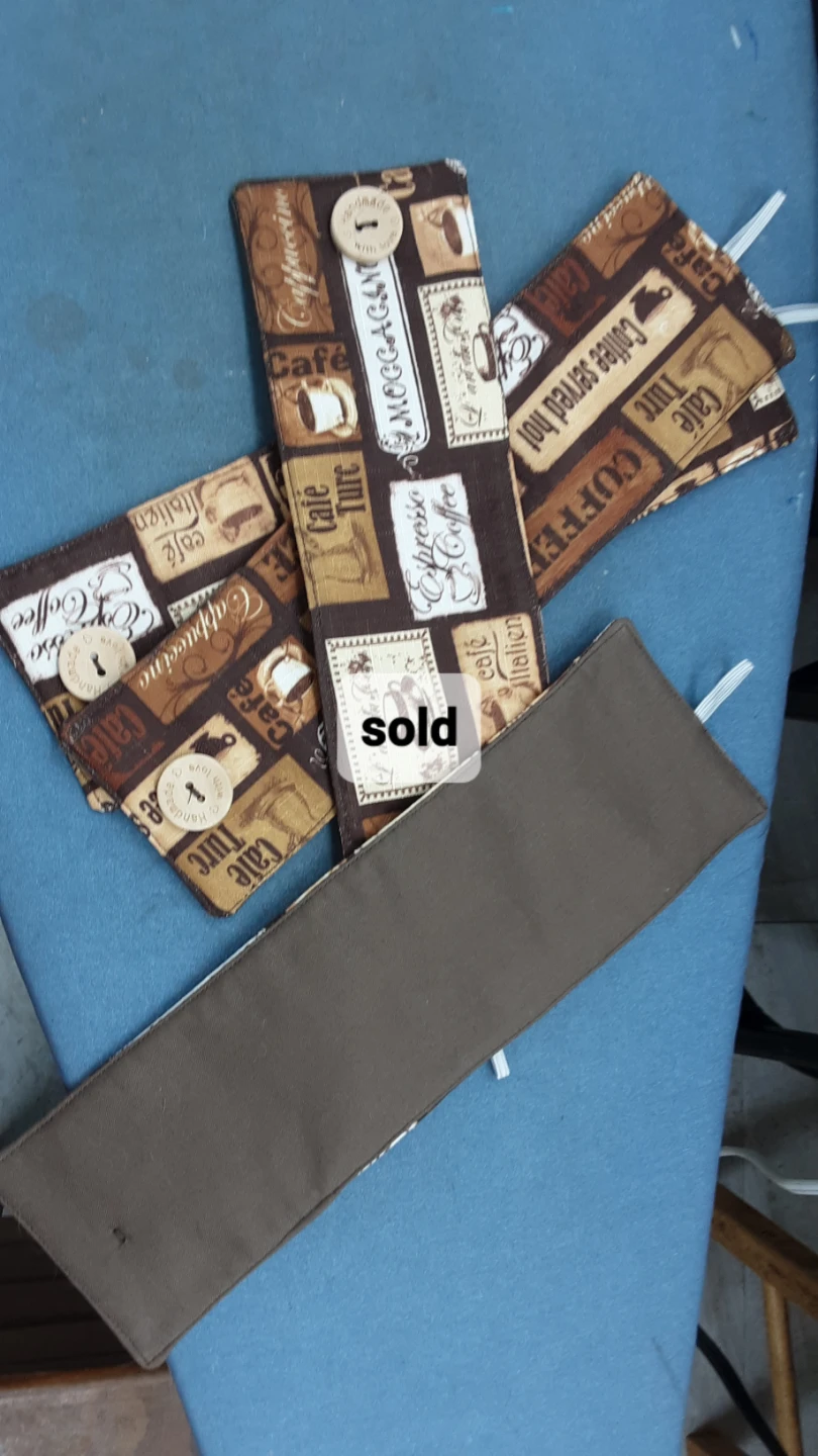 Handmade Coffee Themed Fabric placemats - photo 2