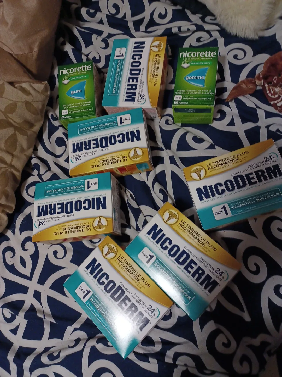 Nicorette Gum & Nicoderm Patches