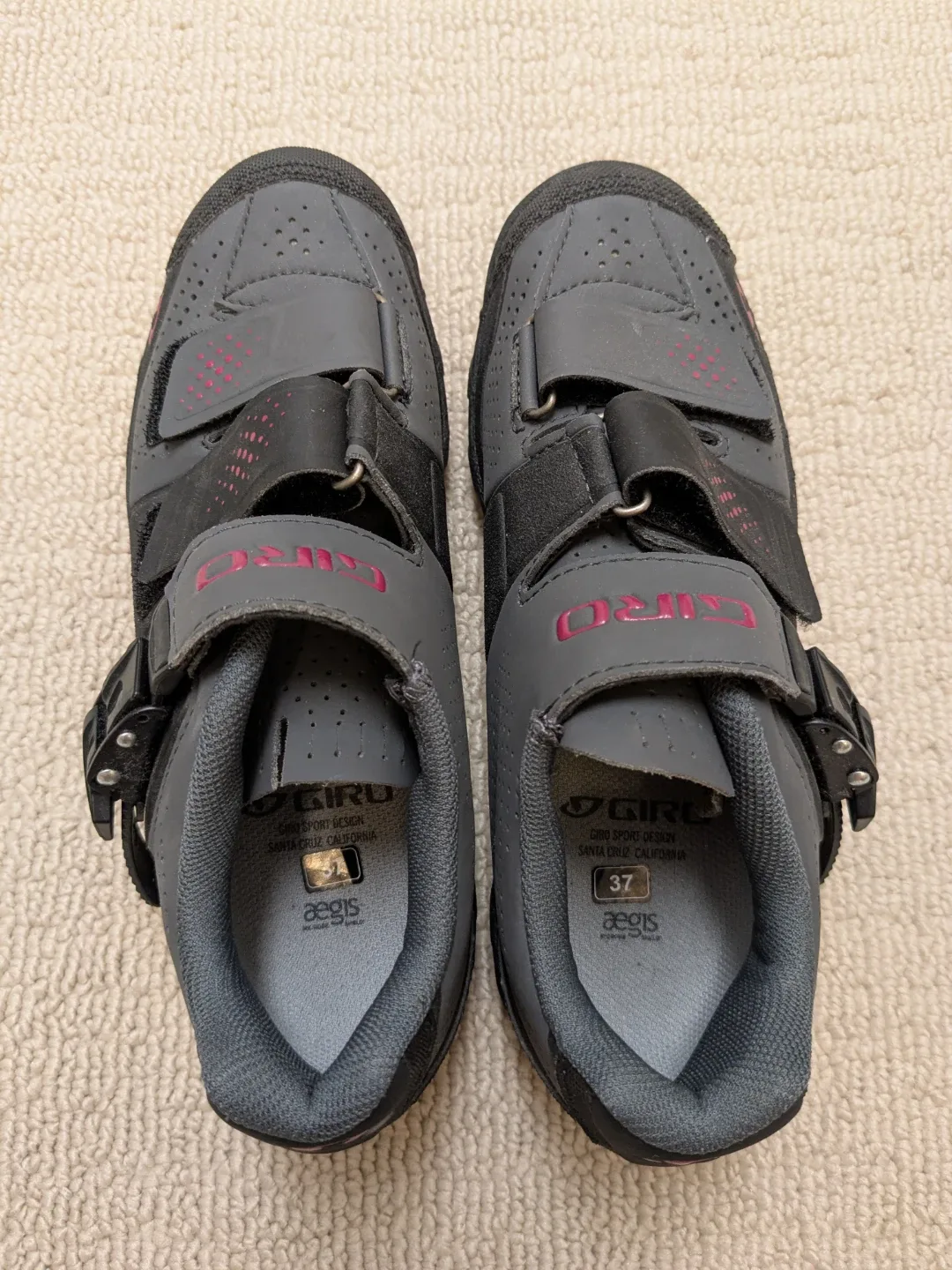 Brand New Women's Giro Sport Design Cycling Shoes - Size 37