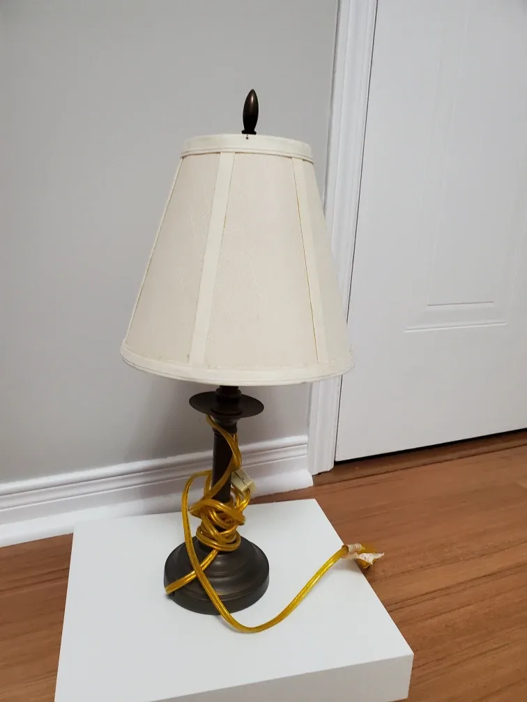 Table Lamp - Bronze Finish#Cleanout