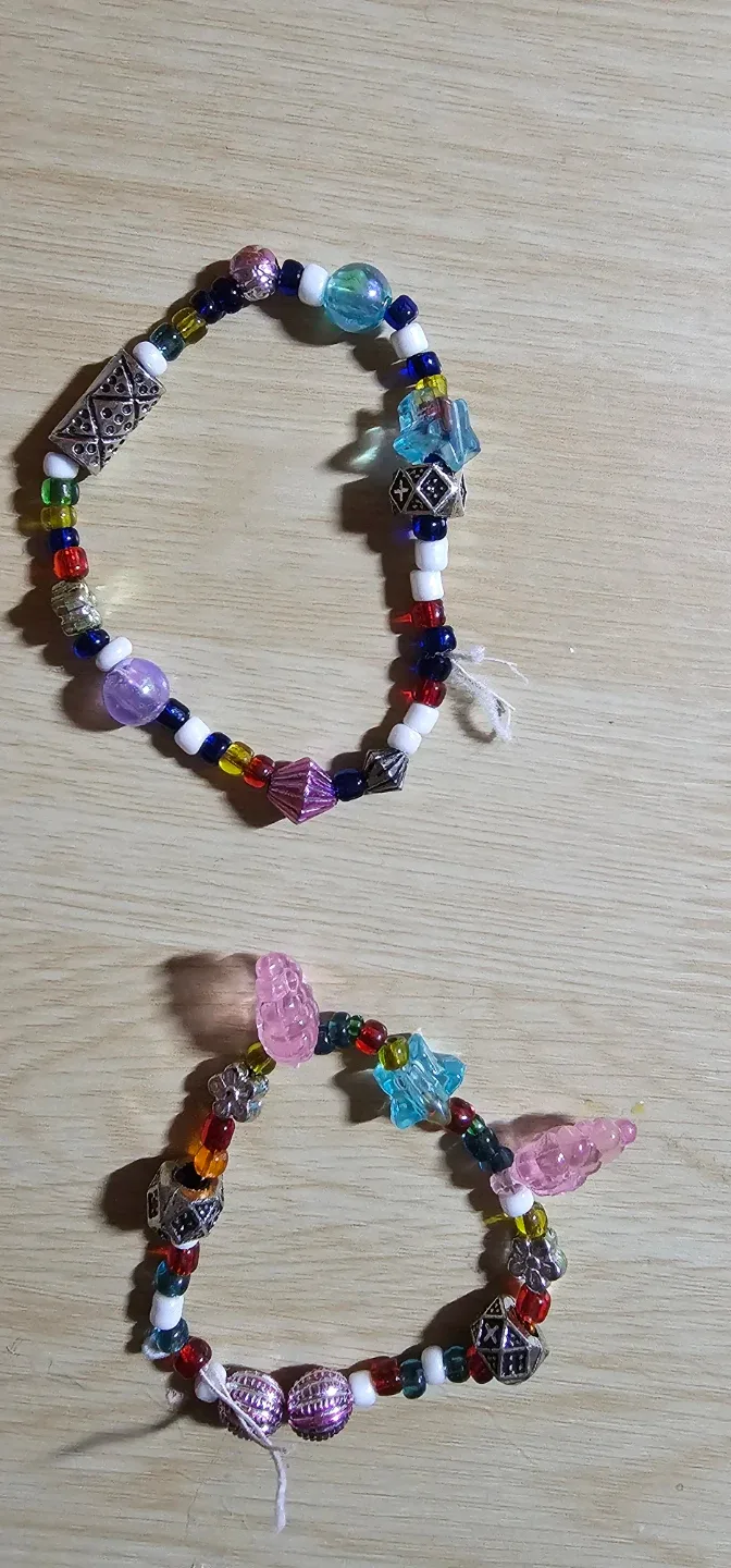 Handmade Beaded Bracelets - Set of 2