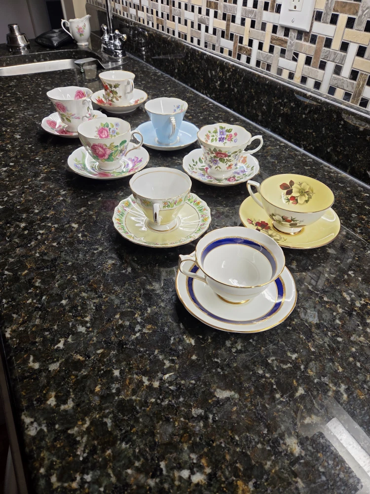 #cleanout.  Fine Bone China Tea Cup & Saucer - photo 2