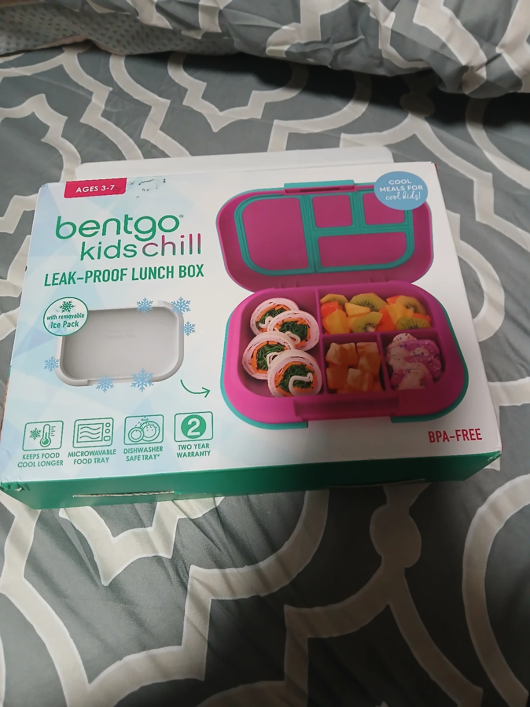 Bentgo Kids Chill Leak-Proof Lunch Box (Ages 3-7)