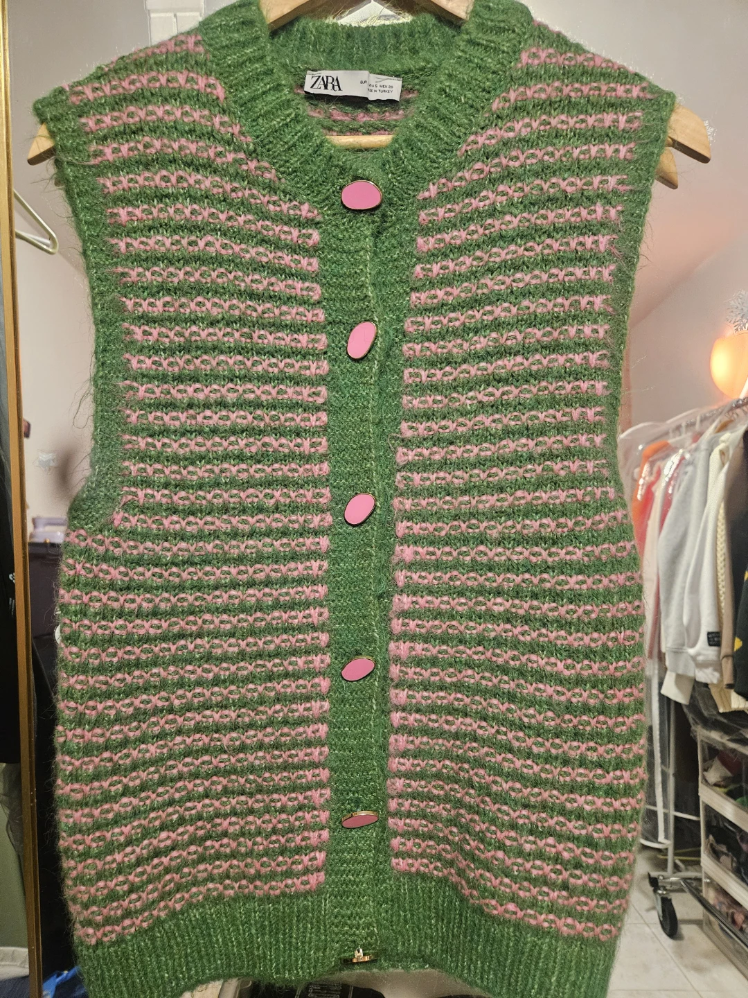 Zara Knit Vest - Size S - photo 2