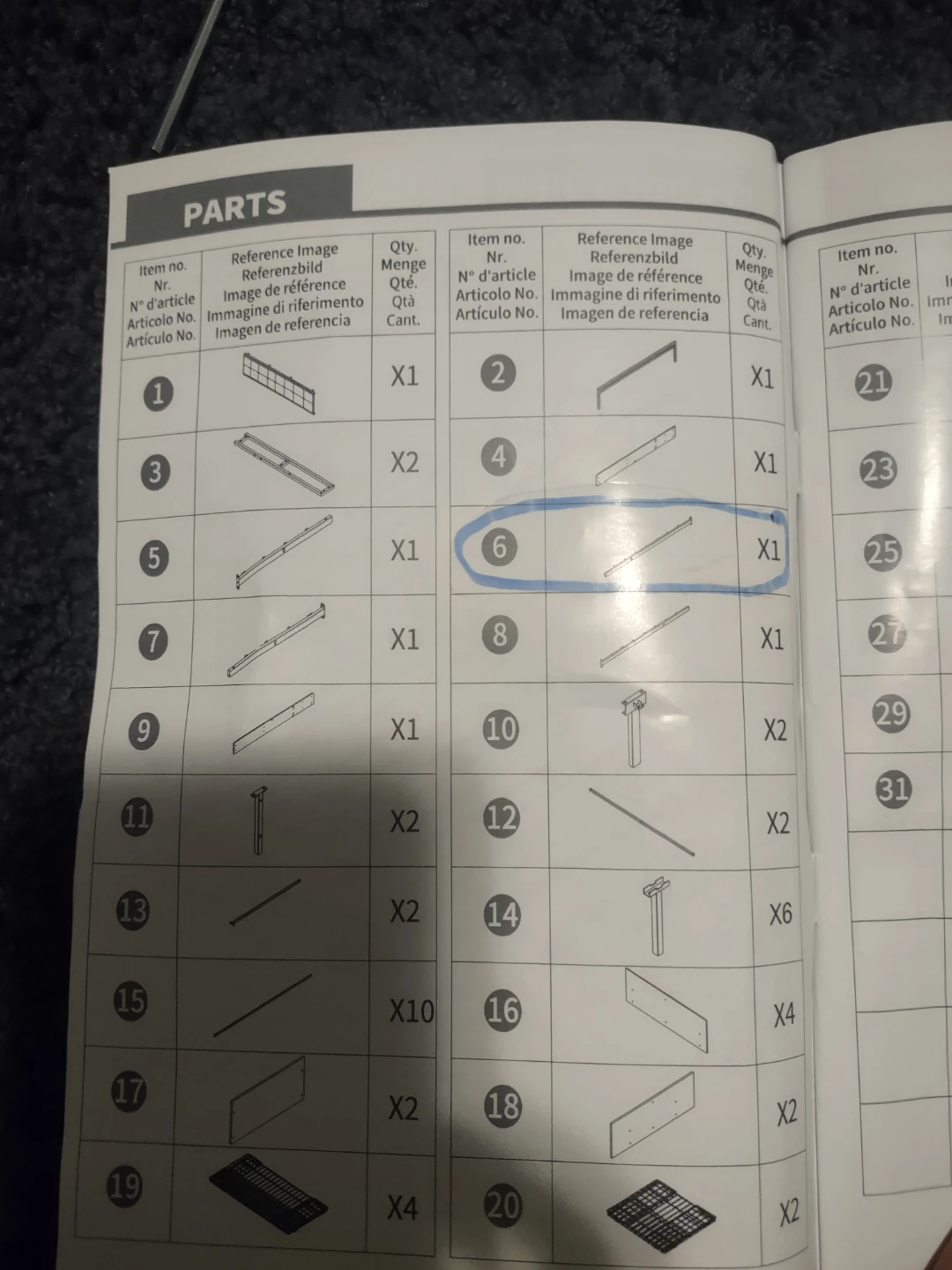 King Bed Frame with Headboard - photo 3