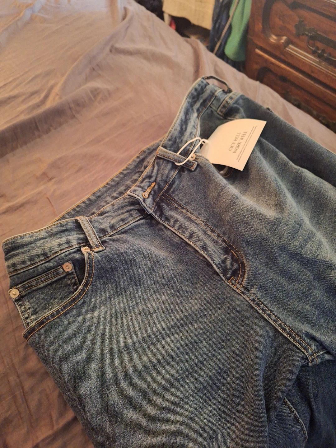 Cicy Bell Jean Blue Jeans - Size 14