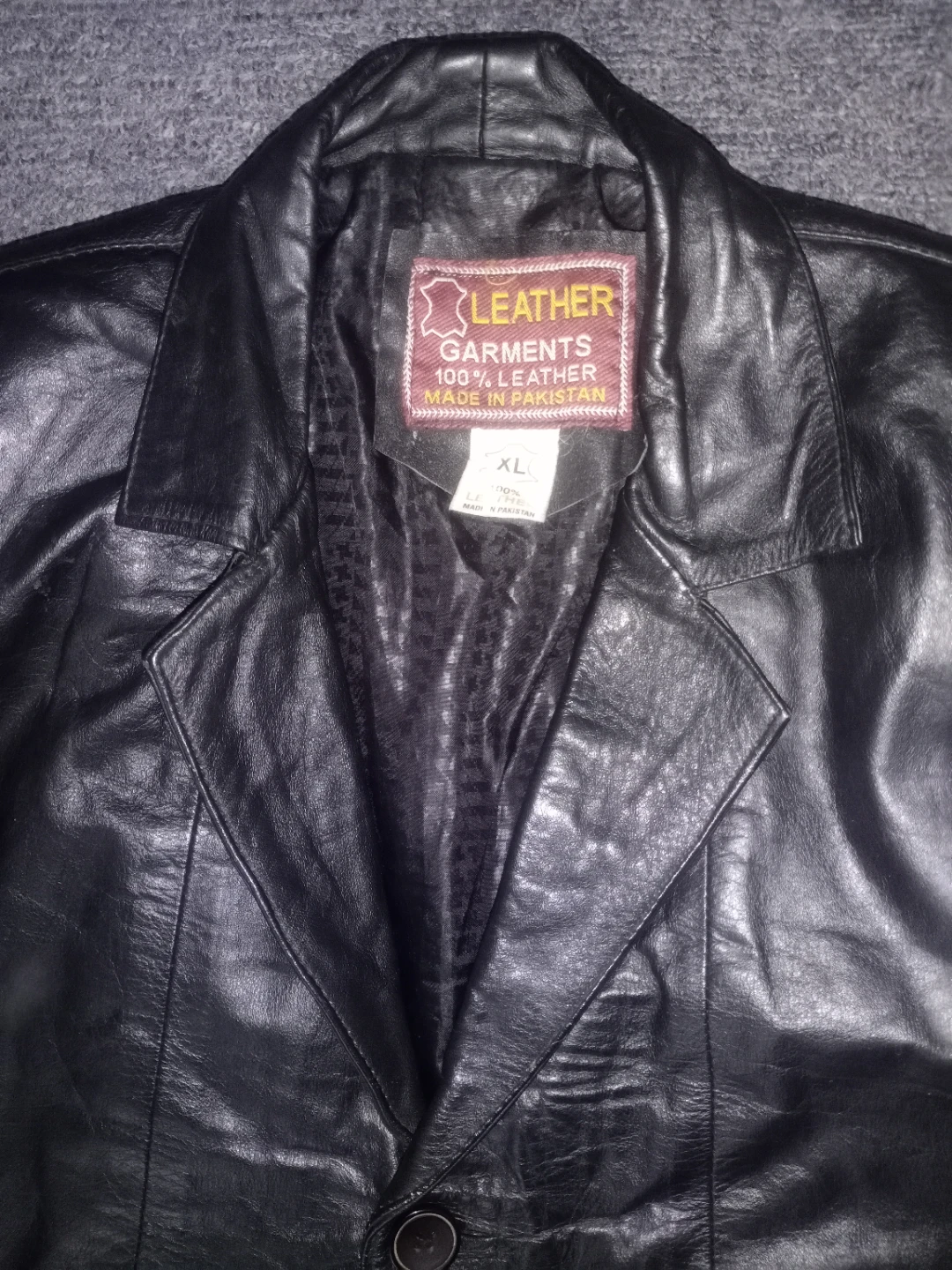 Leather Garments Black Leather Blazer - XL - photo 2