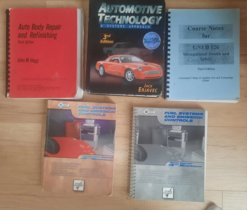 Auto Body Repair, Automotive Technology & Fuel Systems Books