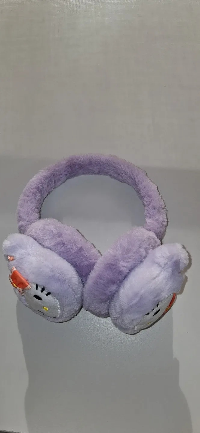 Cozy, Super - Soft Purple Hello Kitty Earmuffs image indicator(2)