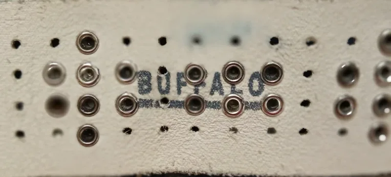 Buffalo Leather Belt with Floral Buckle image indicator(3)