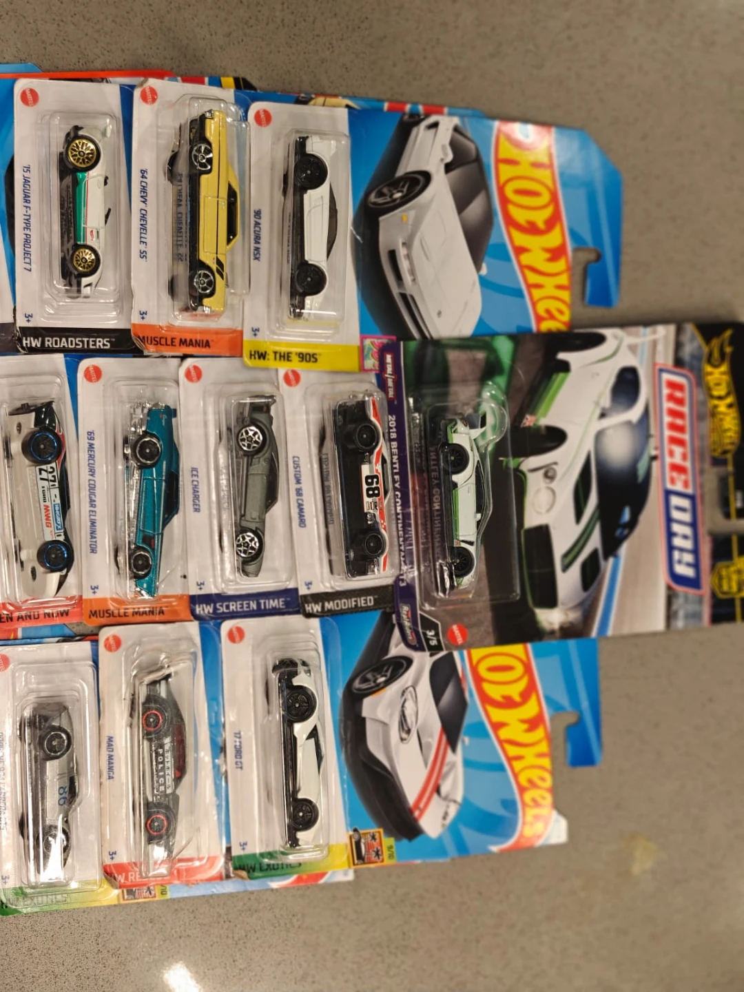Hot Wheels Diecast Cars - Assorted