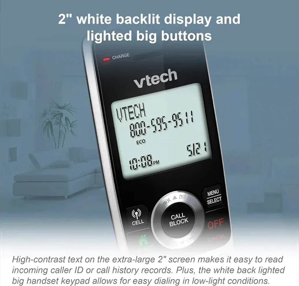 VTech Cordless Phone System image indicator(10)