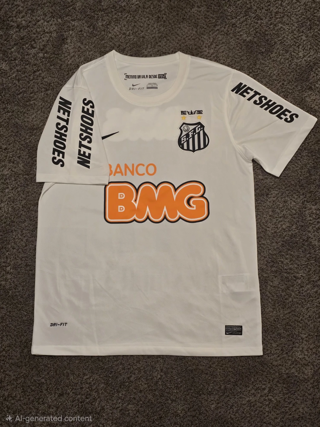 Nike Santos FC Neymar Jr Jersey - Size M - photo 2