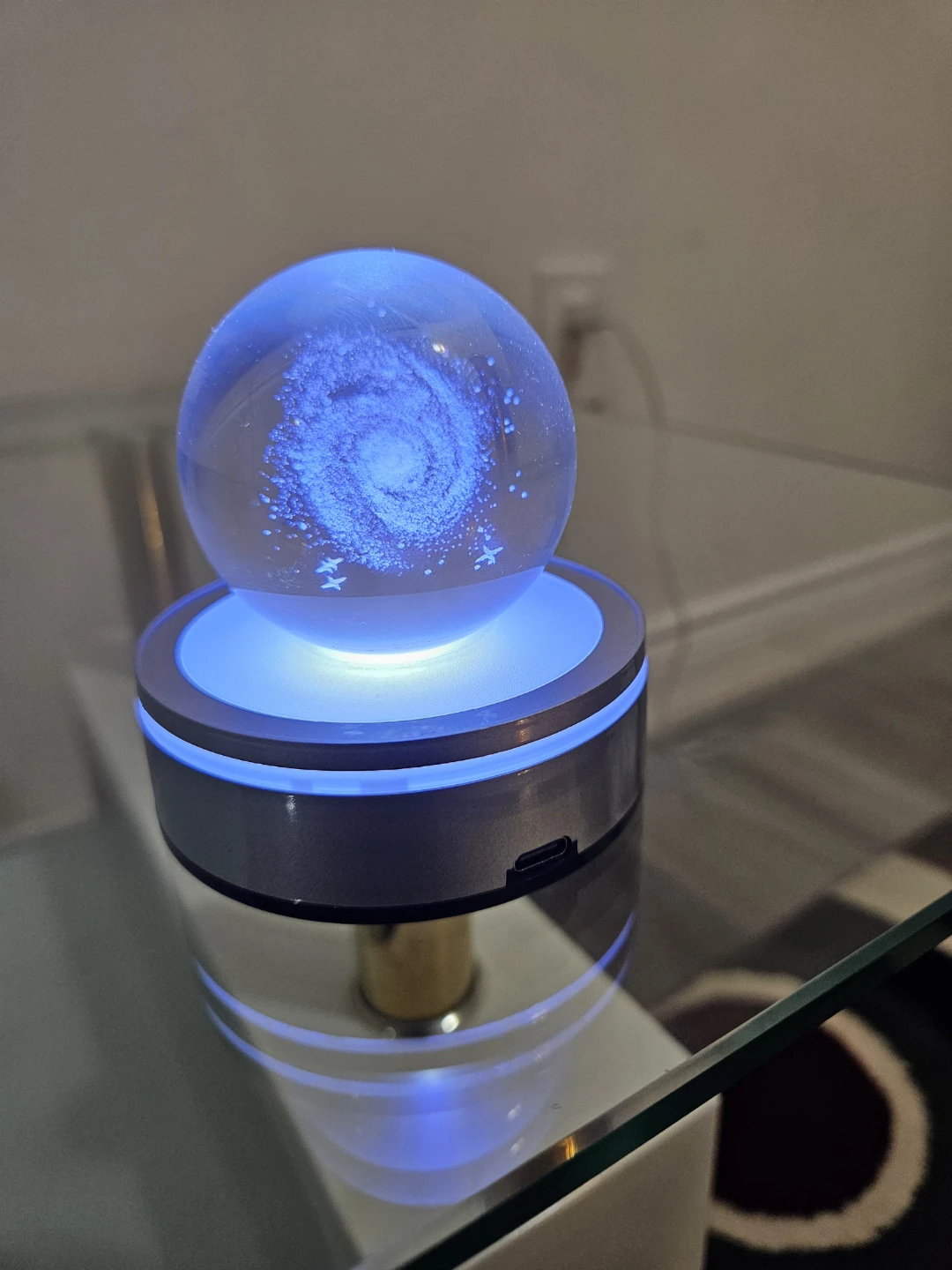 Galaxy Crystal Ball Night Light