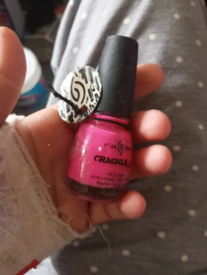 ci la lisa CRACKLE Nail Polish - Pink