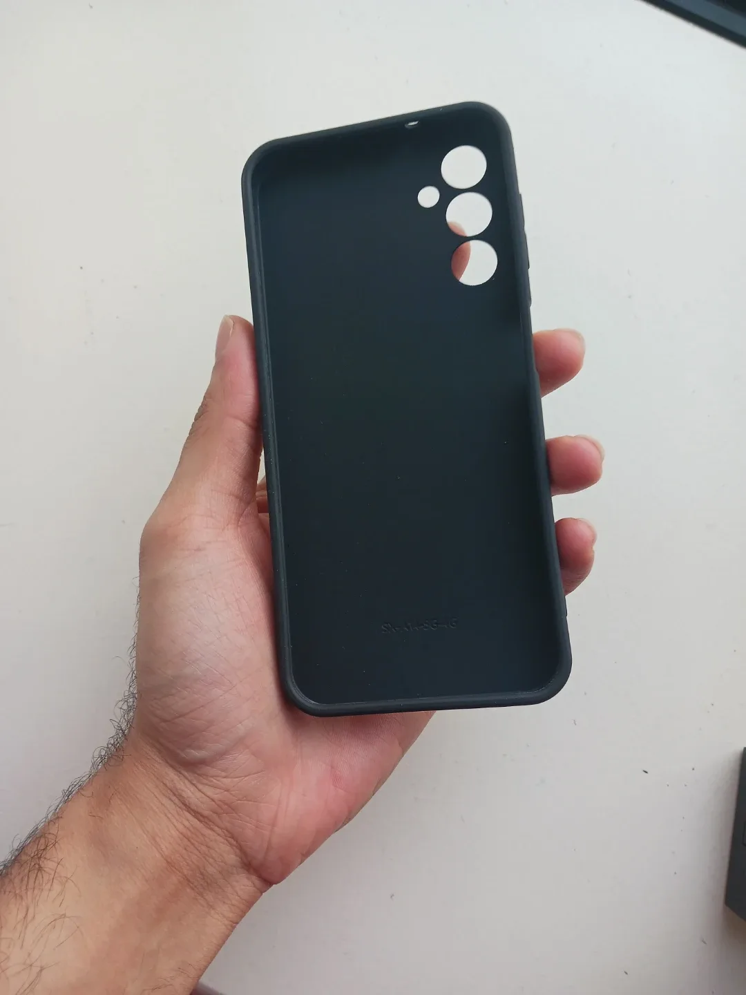 Luxury Dark Grey Samsung Galaxy A14 5G Black Phone Case image indicator(2)