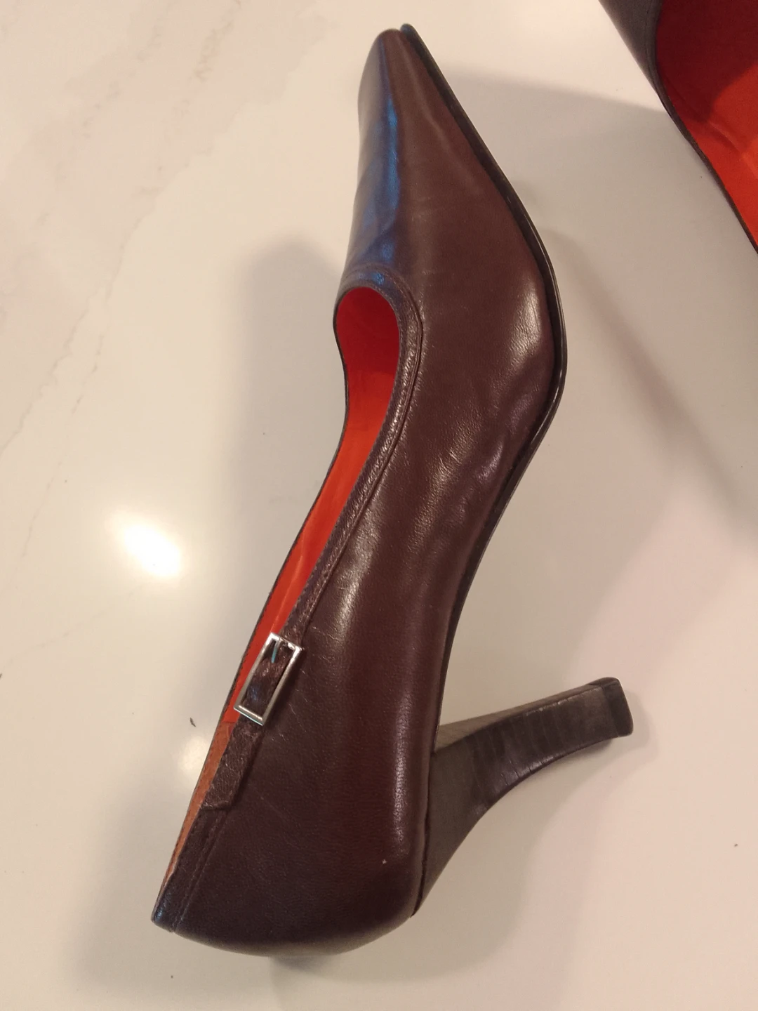 Nine West Brown Leather Heels - photo 4
