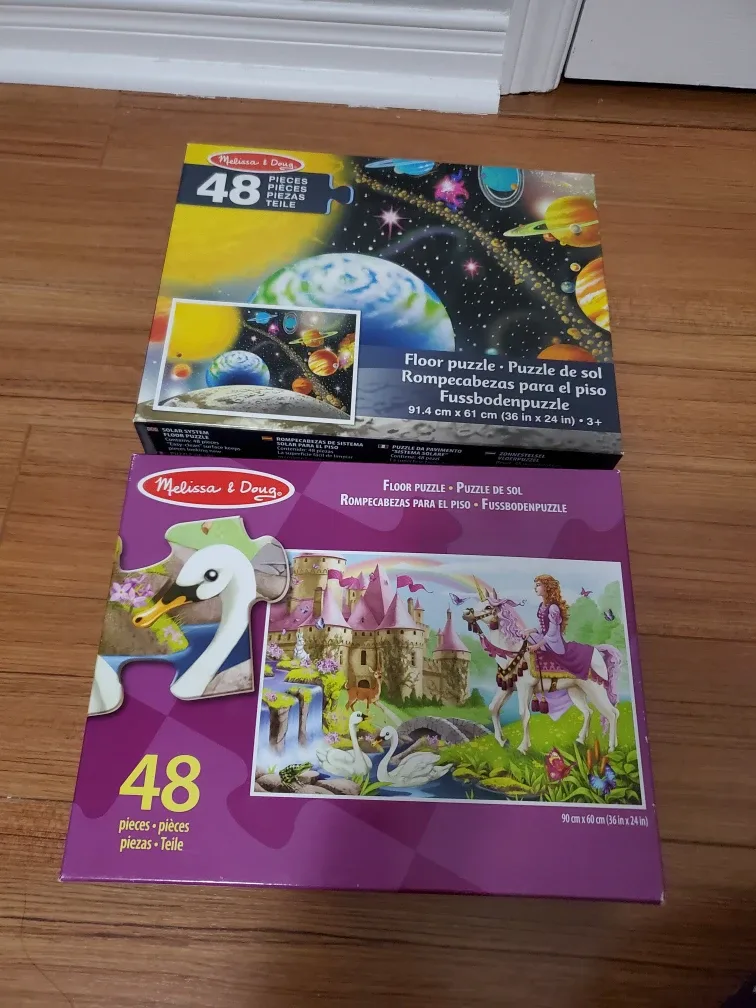 Melissa & Doug Floor Puzzles - 48 Pieces $10 each