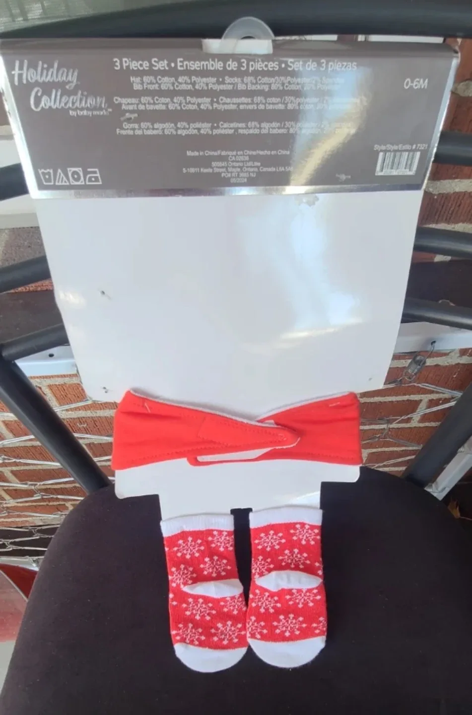 Baby's First Christmas Set - 0-6M New #Cleanout image indicator(2)