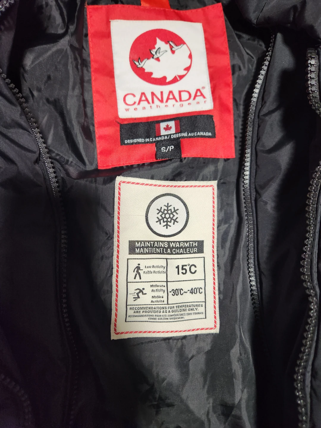 Canada Weathergear Black Winter Coat - Size S - photo 2