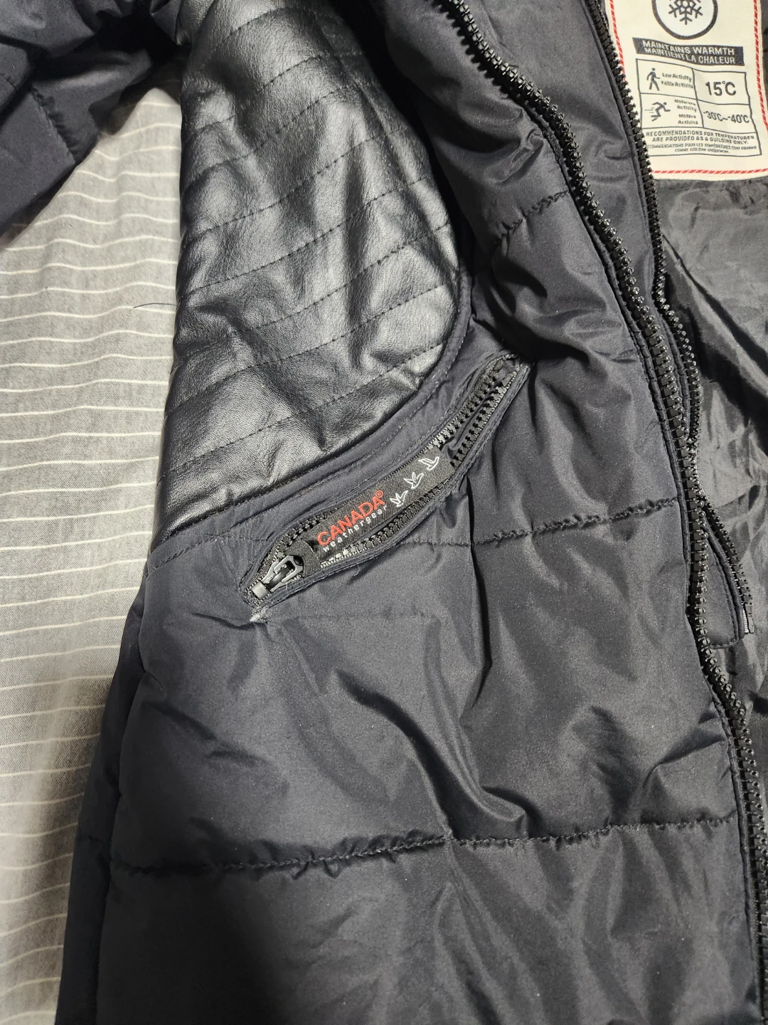 Canada Weathergear Black Winter Coat - Size S - photo 4