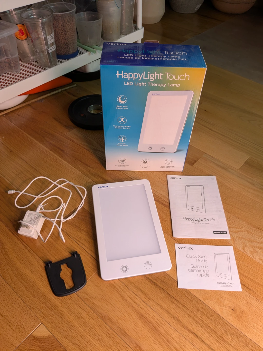 Verilux HappyLight Touch LED Light Therapy Lamp VT32 - photo 4
