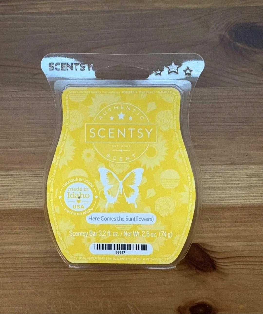 Scentsy Here Comes the Sun(flowers) Wax Bar