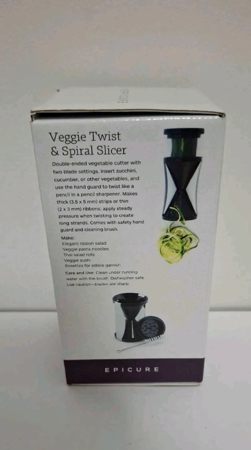 Epicure Veggie Twist & Spiral Slicer - New in Box! image indicator(2)
