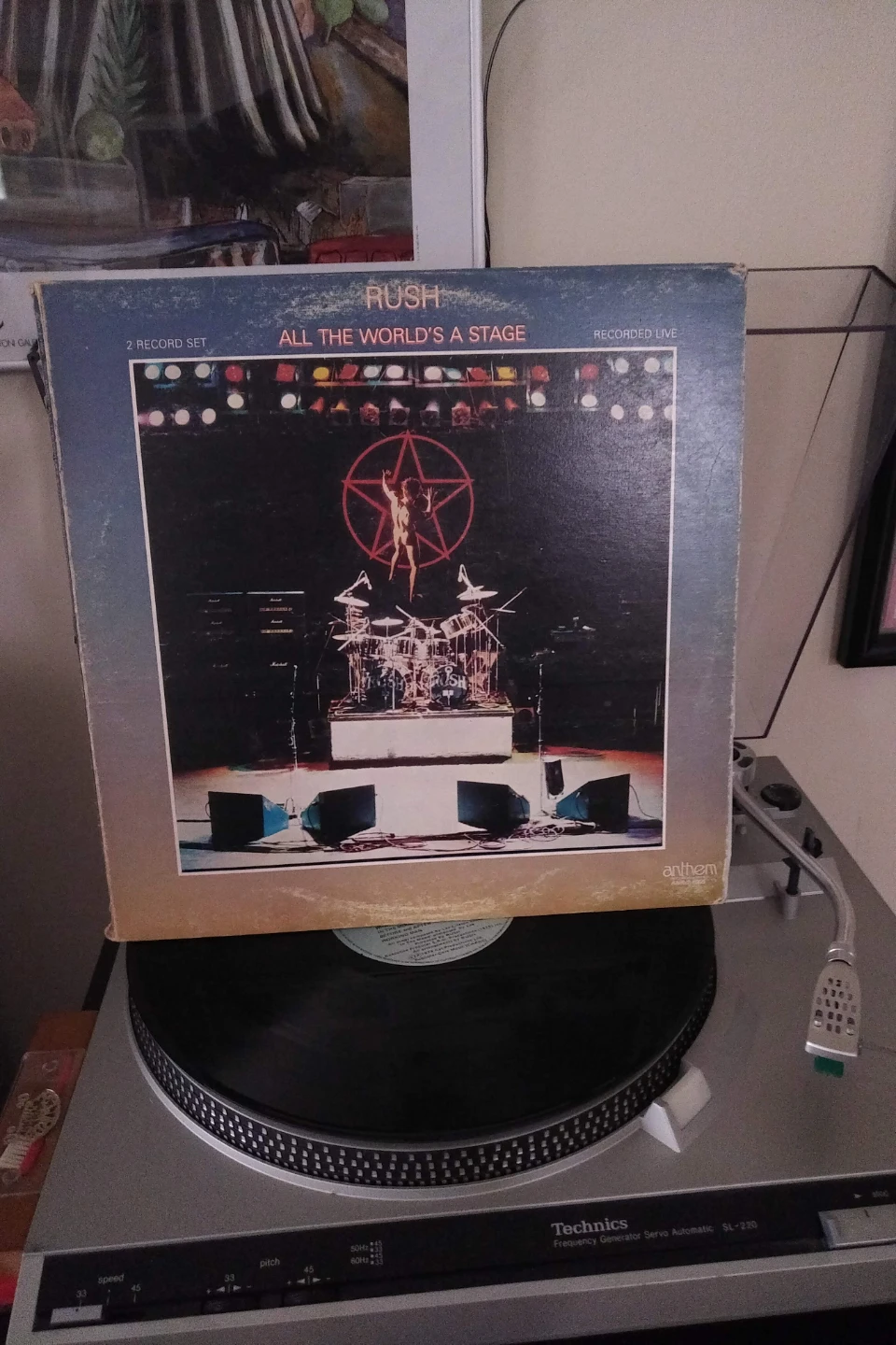Rush Vinyl Records - Power Windows, All the World's a Stage - photo 2
