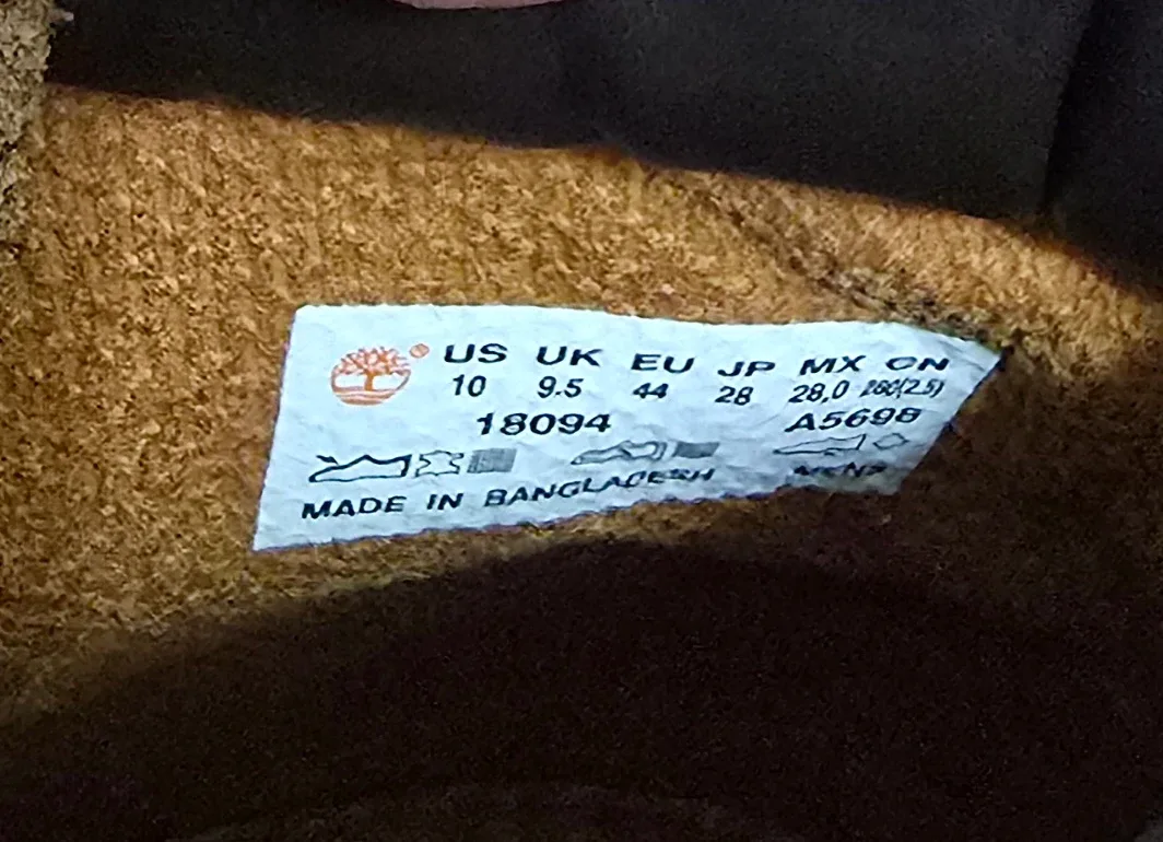 Timberland Boots Classic 6 Inches Mens Size 10 US image indicator(8)