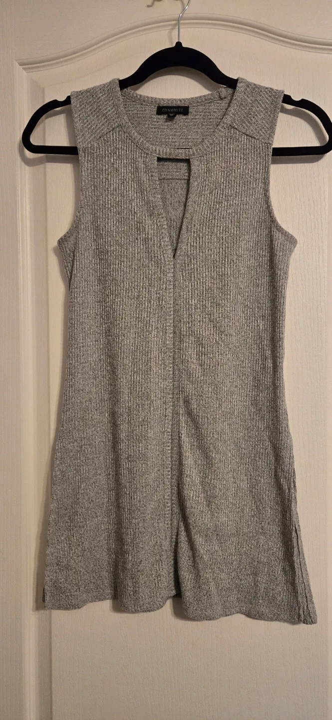 Dynamite Grey Sleeveless Dress