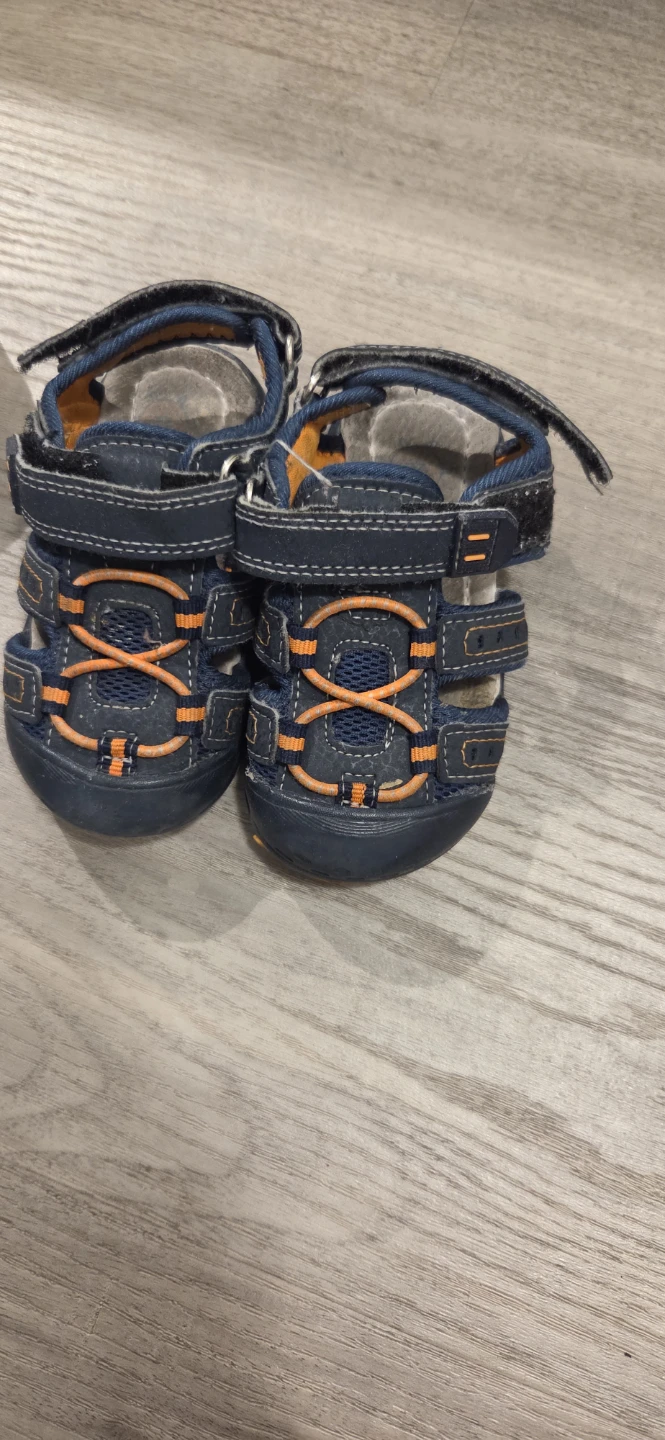 Kids' Blue & Orange Sandals