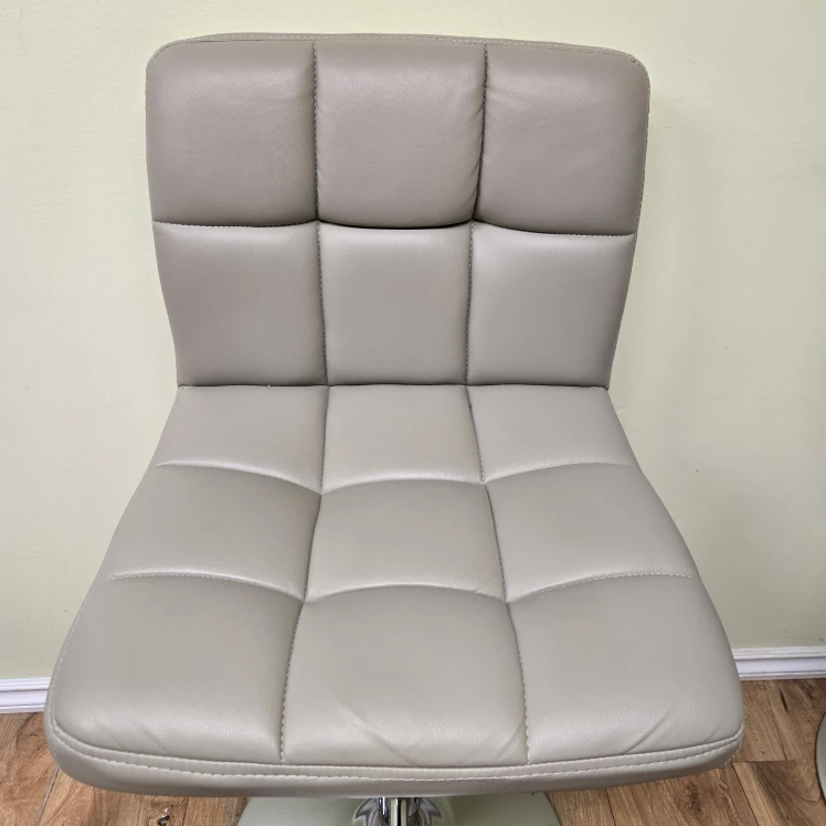 Cruz Barstool with Swivel Seat - Taupe - photo 2