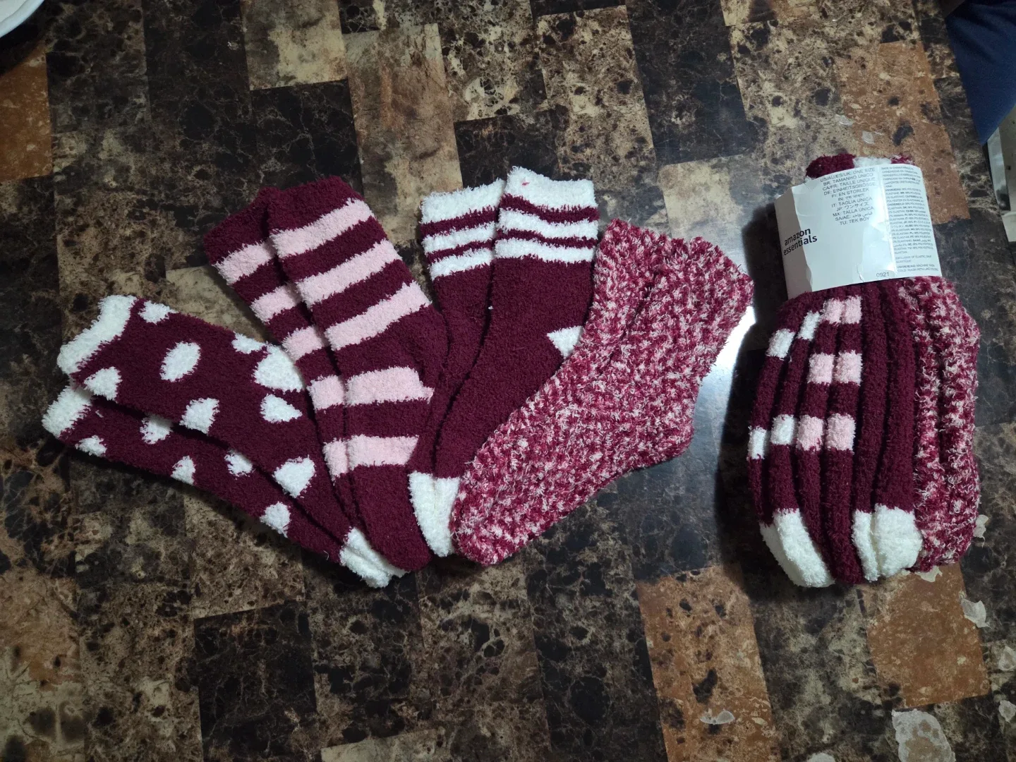 2 x Brand New Supper Comfy Fluffy Grip Colors Socks $16 Each set