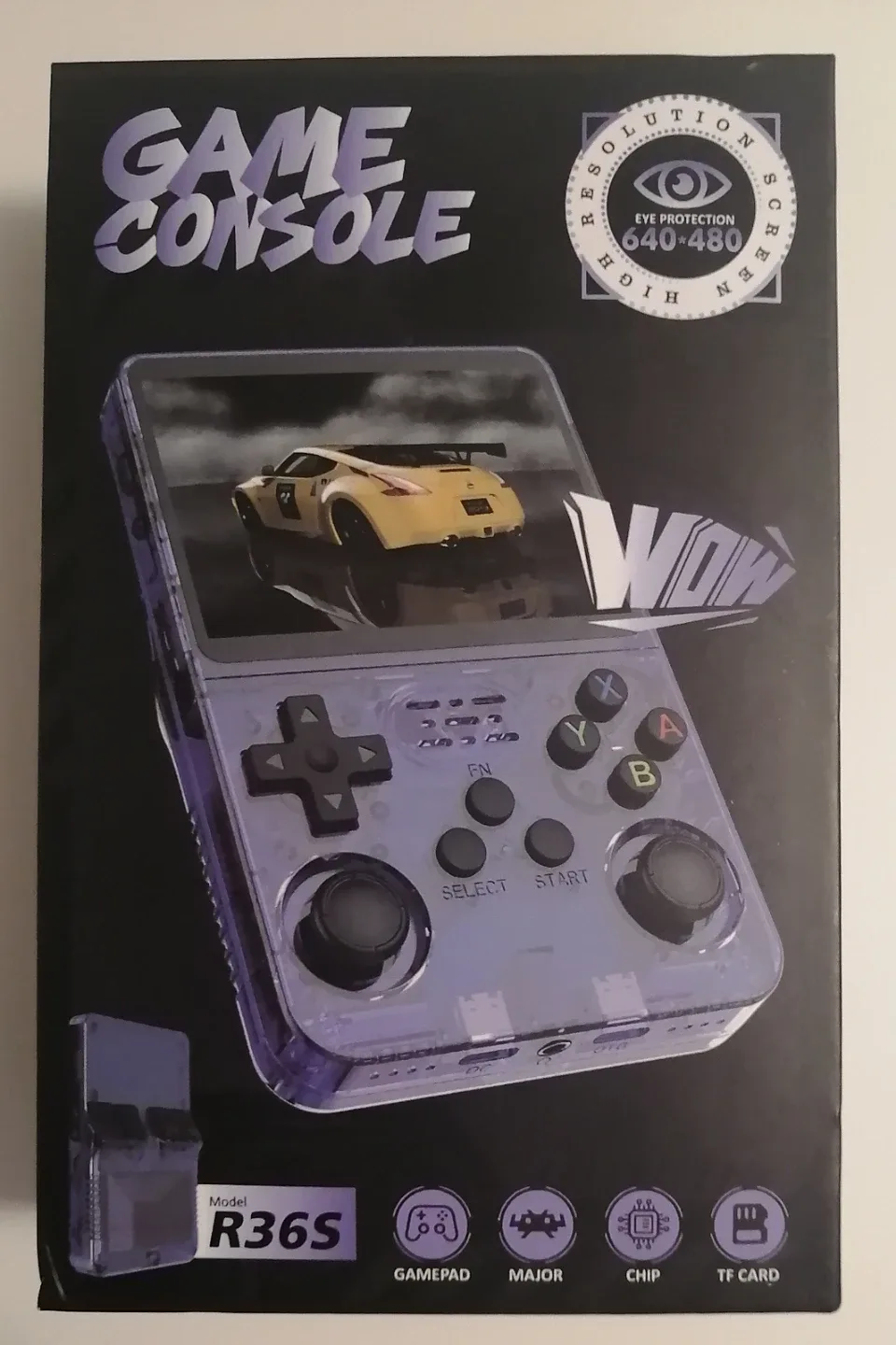 R36S Game Console - Purple