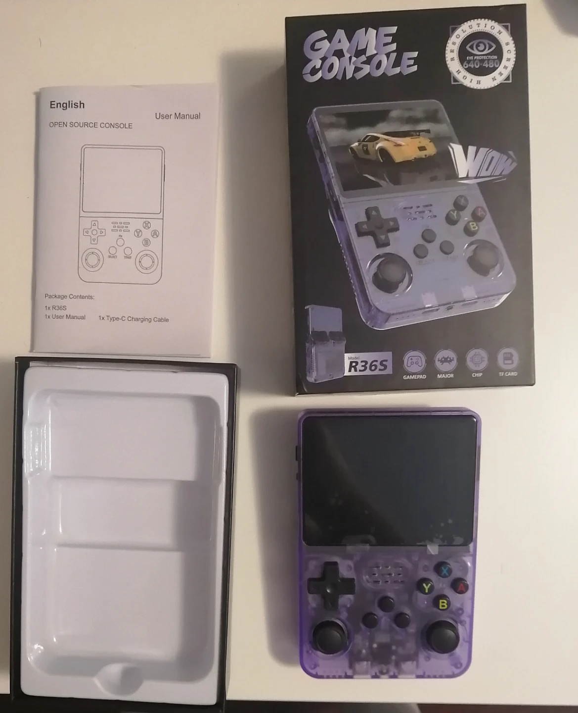 R36S Game Console - Purple - photo 3