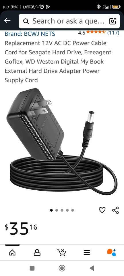 12V 2A charger with dc barrel - photo 3