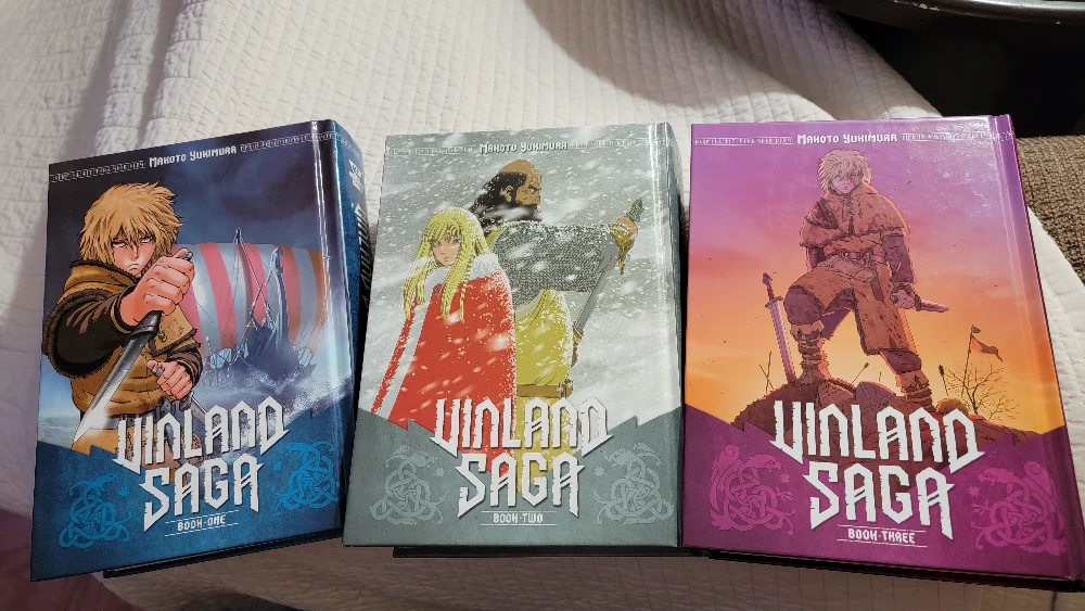 Vinland Saga Books One, Two, and Three