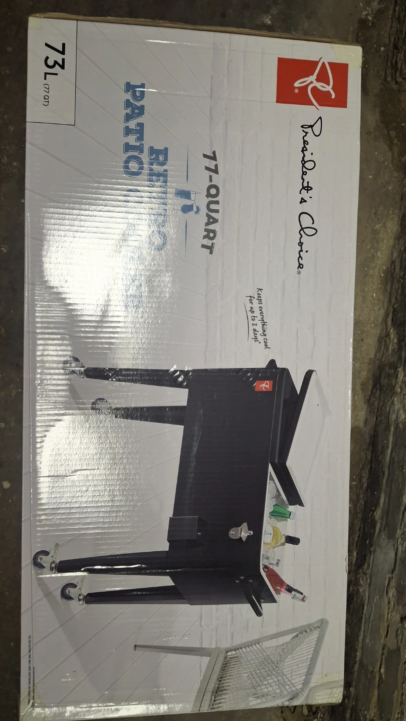 President's Choice 77-Quart Retro Patio Cooler - NEW