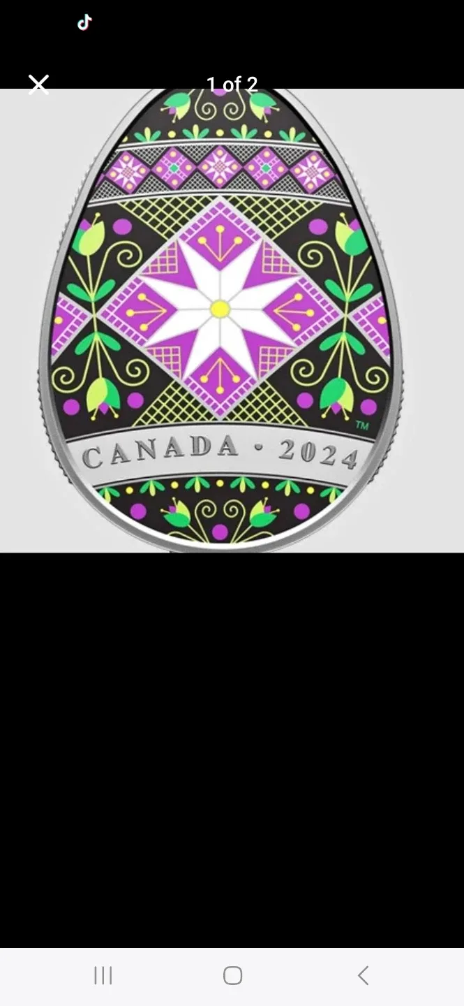 Royal Canadian Mint Pysanka 2024 $20 Coin new image indicator(3)