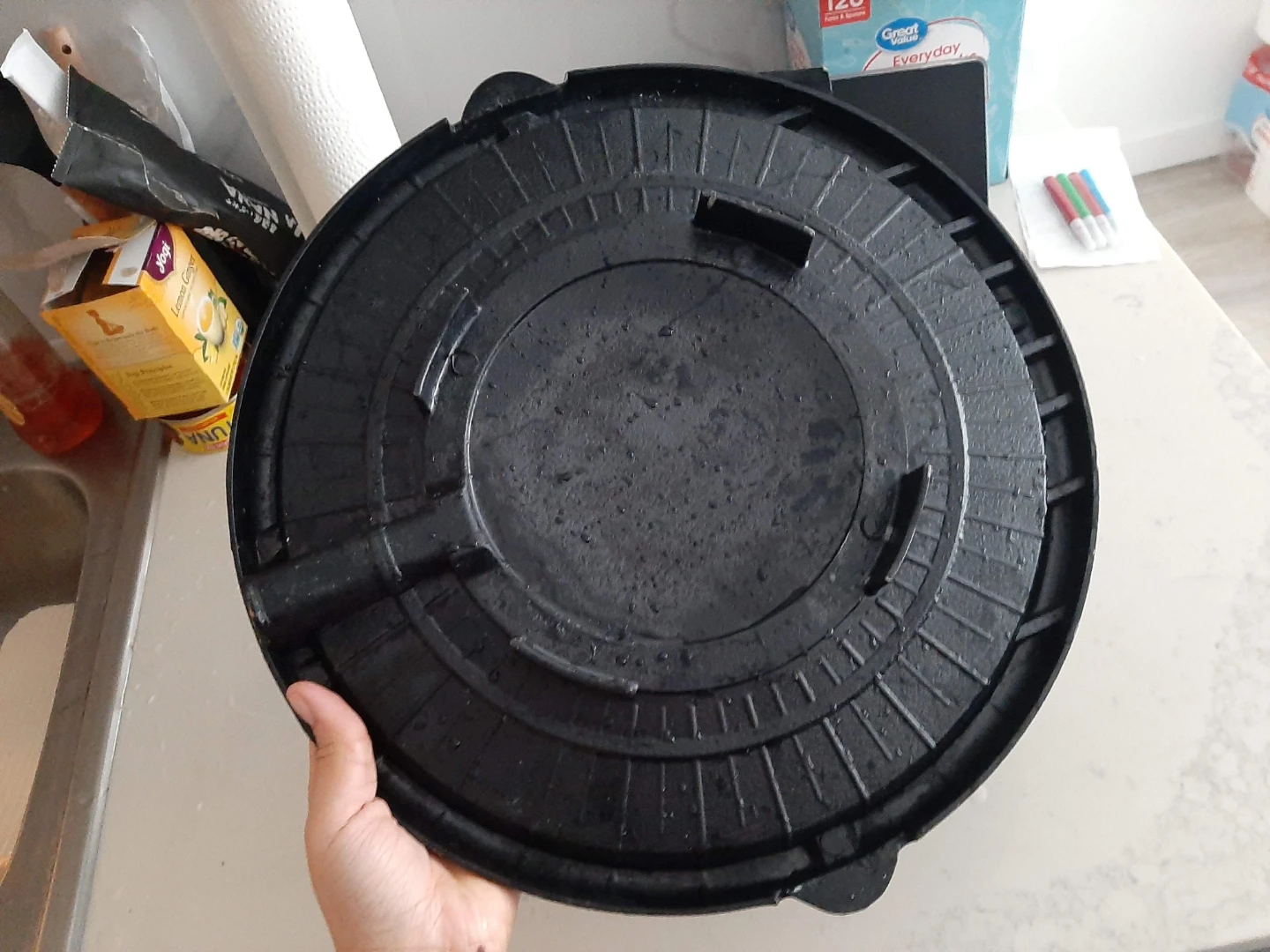Black Round BBQ grill - photo 3