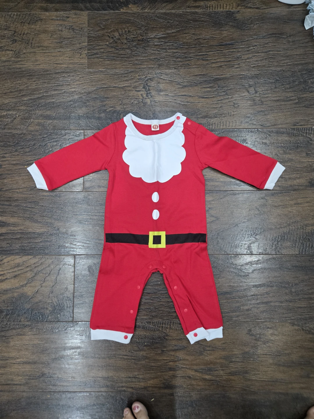 Santa Claus Baby Onesie - Size 73