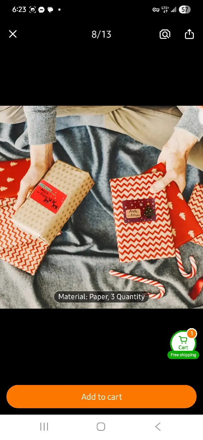 Christmas Gift Label Stickers 🎁 image indicator(3)