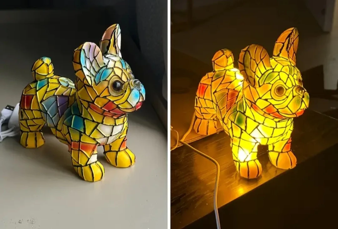 Dog Lamp E - Mosaic Style - photo 3
