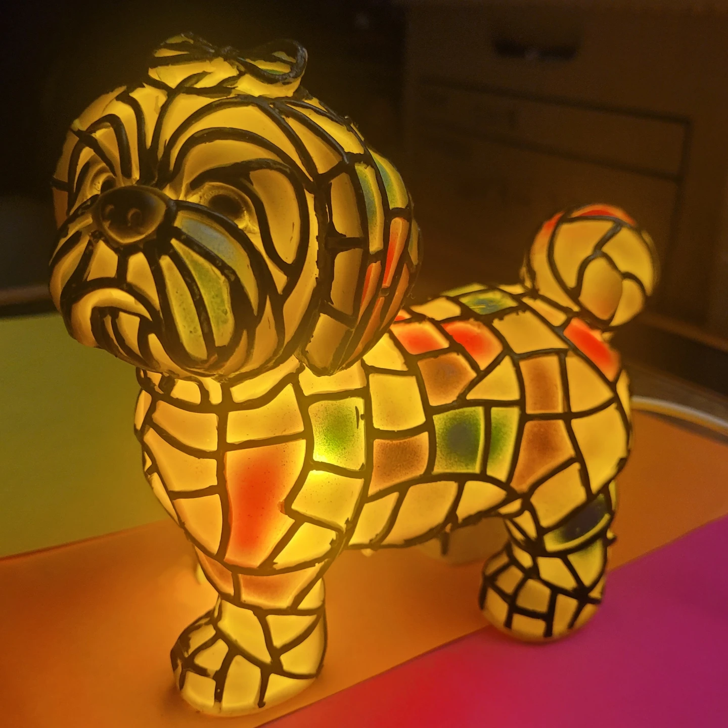 Dog Lamp E - Mosaic Style - photo 5
